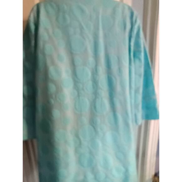 Ming Wang Button Up Top Mint Green Sz L Lagonlook Office Career - Picture 3 of 6